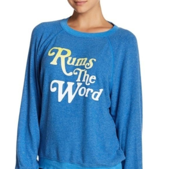 Wildfox Sweaters - Wildfox Rums The Word Graphic Sweater